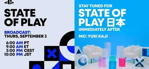 索尼State of Play发布会将于9月3日回归